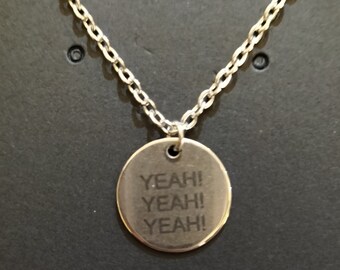 Yeah! Yeah! Yeah! Beatles Influenced Charm Necklace