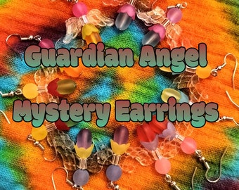 Mystery Bag Guardian Angel Bead Earrings (Random colours)