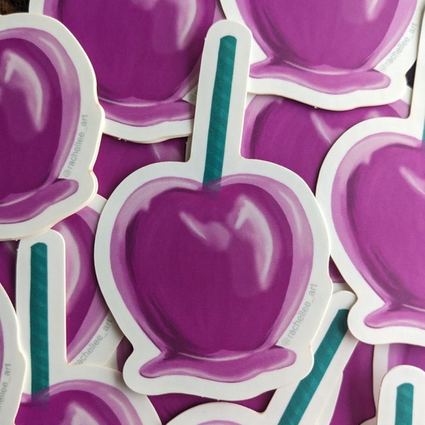 Candied Apple - Matte Die Cut Sticker