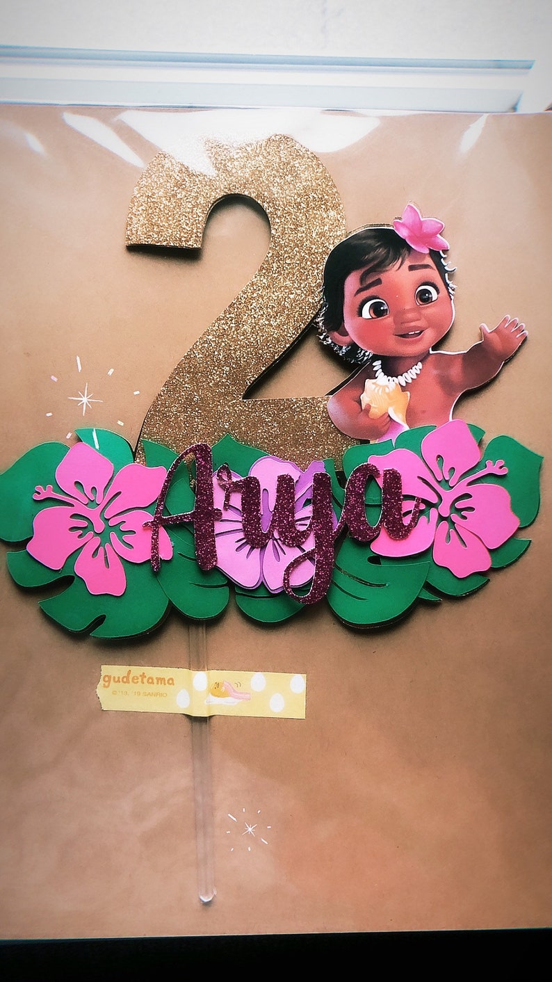 Baby Moana Cake Topper Party Decor Paper Party Supplies Truongsinhhoc Com Vn