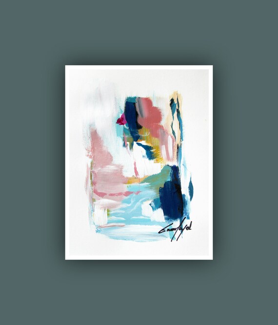 Modern Wall Decor Instant Digital Download Art Flower Painting Abstract Painting Contemporary Art Printable Abstract Art