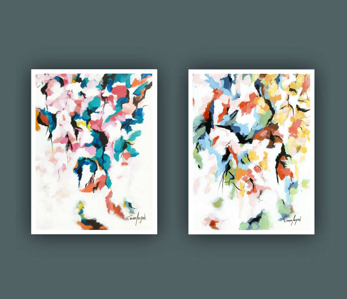 Modern Wall Decor Instant Digital Download Art Flower Painting Abstract Painting Contemporary Art Printable Abstract Art