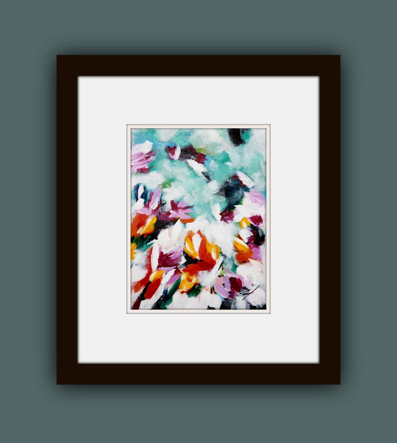 Instant Digital Download Art Abstract Flower Painting Contemporary Art Printable Abstract Art Printable Artwork Modern art prints