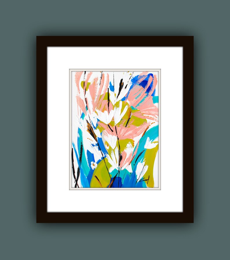Modern Wall Decor Instant Digital Download Art Flower Painting Abstract Painting Contemporary Art Printable Abstract Art