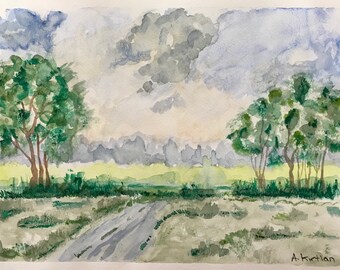 Path in the English Countryside