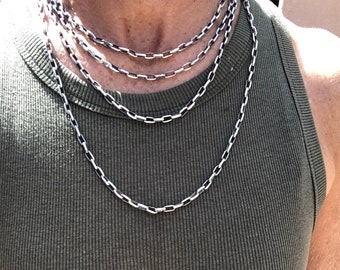 Navajo Handmade Sterling Silver Chains Chatfields Jewelry Navajo Jewelry USA