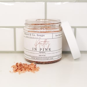 Pretty in Pink Sea Salt Scrub