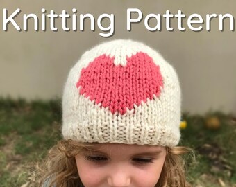 Much Love Beanie Knitting Pattern | Chunky Bulky | quick knit | hat