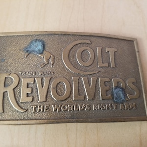 Vintage Solid Brass Belt Buckle