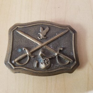 Vintage Solid Brass Belt Buckle