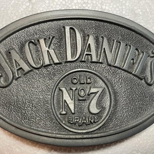 Vintage Silver Jack Daniels Antique Classic Lightweight Belt Buckle For Men&#39;s and Women&#39;s