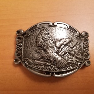 Vintage Solid Brass riem gesp Eagle