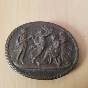 Vintage Solid Brass Belt Buckle