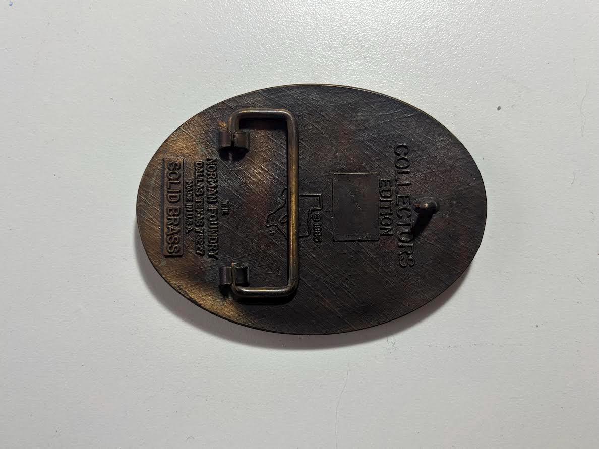 Vintage NRA Belt Buckle Limited Edition Life Member Brass  display picture 1