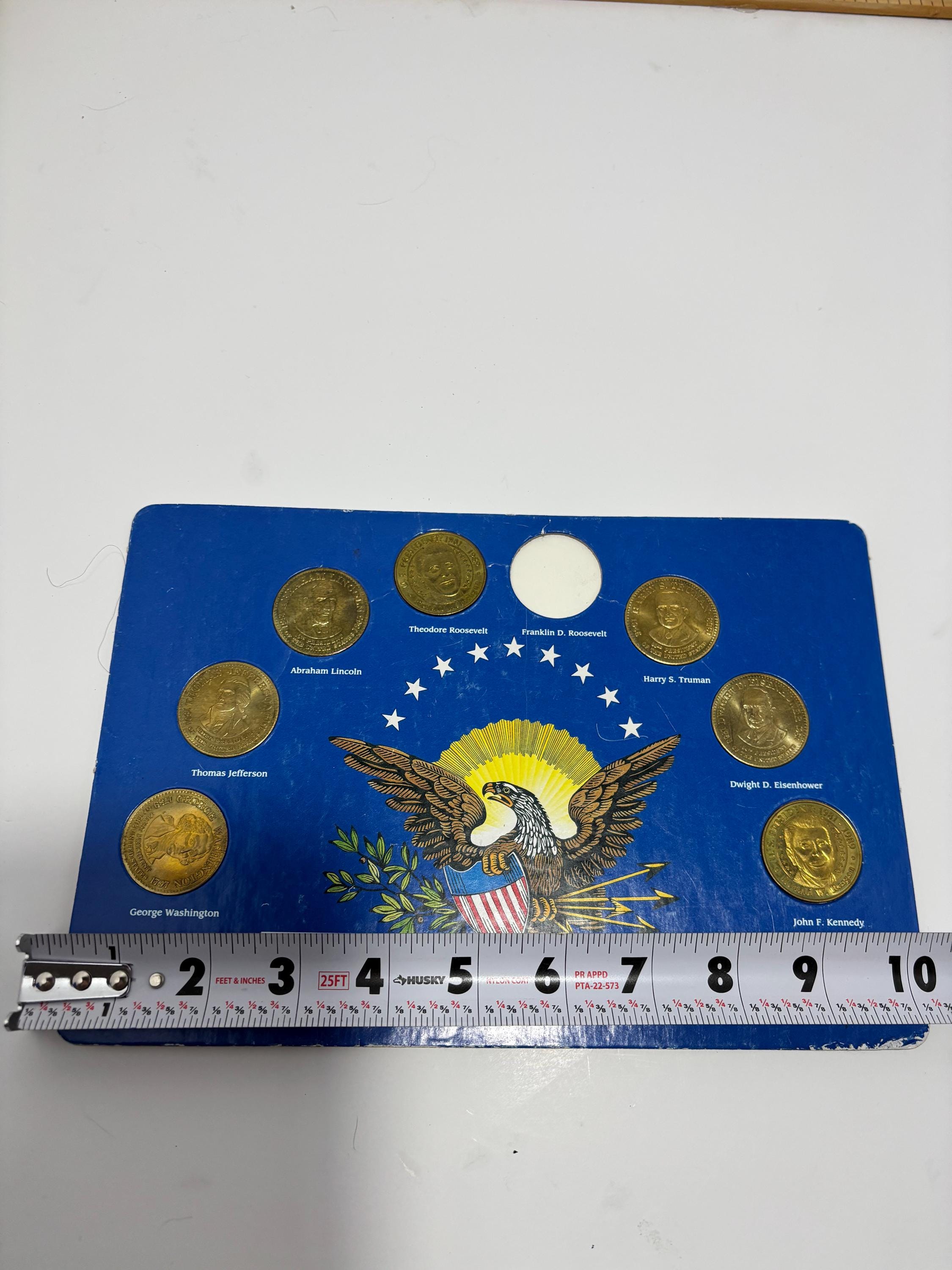 Shell Gas Service Station 1992 Presidential Collector Coins - 8
