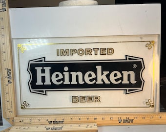 Metal Vintage Style Wall Sign - Heineken Premium Quality Beer