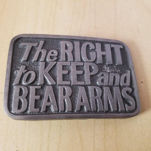 Vintage Solid Brass Belt Buckle