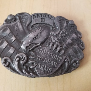 Vintage Solid Brass Belt Buckle