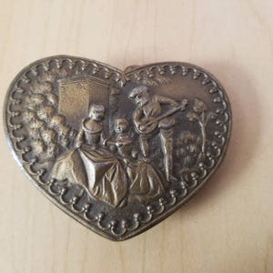 Vintage Solid Brass Belt Buckle