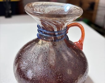 Hand Blown Vintage Glass Bud Vase