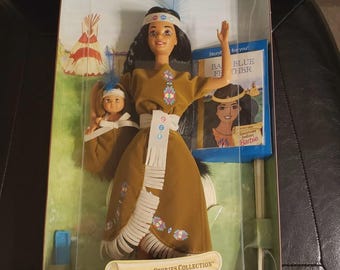 Vintage Mattel in 1995 Stories American Indian Barbie Doll 3+ age