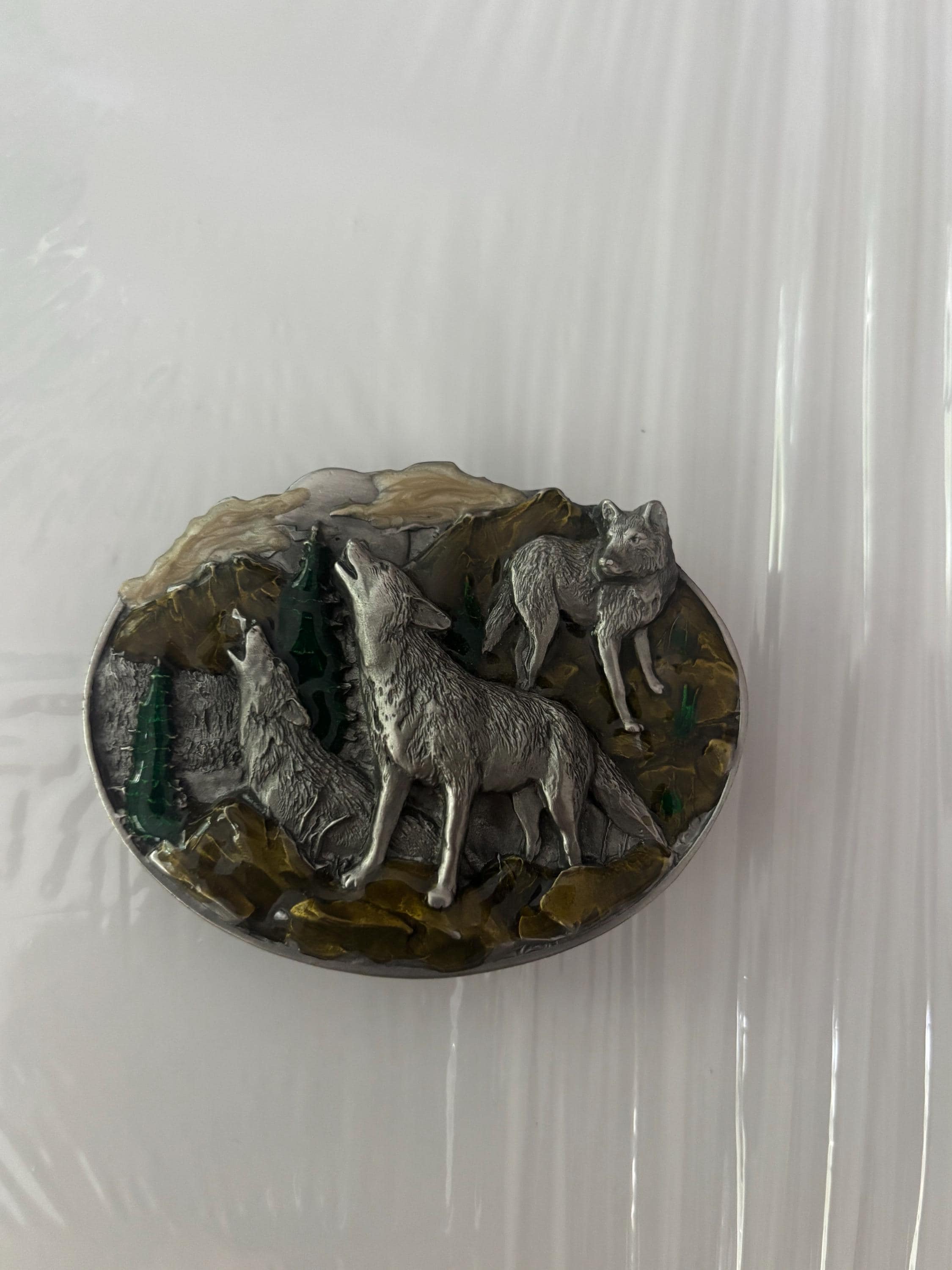 Vtg 1981 Siskiyou Belt Buckle The Beaver RARE Beautiful Patina‎ Vintage 1990 American Wildlife Belt Buckle: Bison, Bear  main image 3