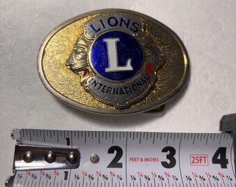 Hebilla de cinturón de LIONS INTERNATIONAL