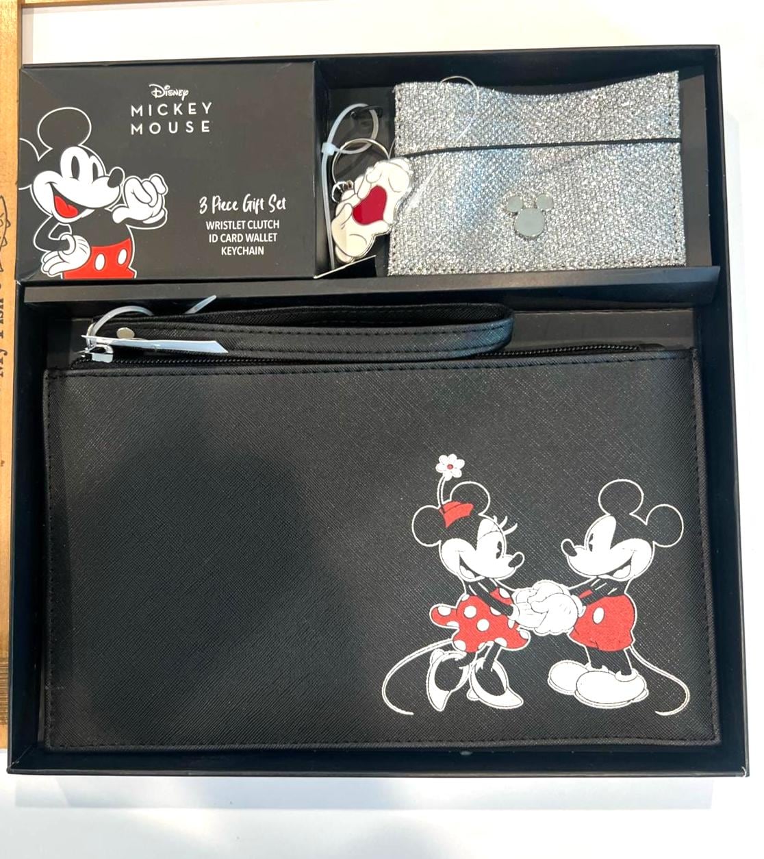 New Disney Mickey Mouse 3 Piece Gift Set Wallet Keychain Bag Disney | Bags | New Disney Mickey Mouse 3 Piece Gift Set  main image 2