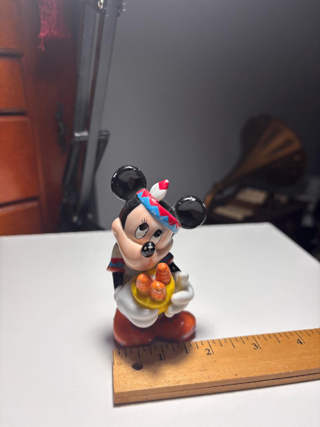 感謝祭の置物、ミニーマウス、陶器 - Etsy 日本