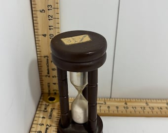 Vintage Französisch Hölzern Handgemachte Dekorative Eieruhr - Küchenutensilien