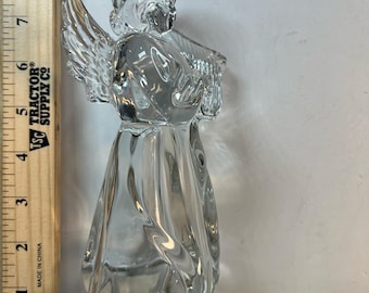 Mikasa Kristall Engel und Harfe Figur Herald Collection Vollbleikristall