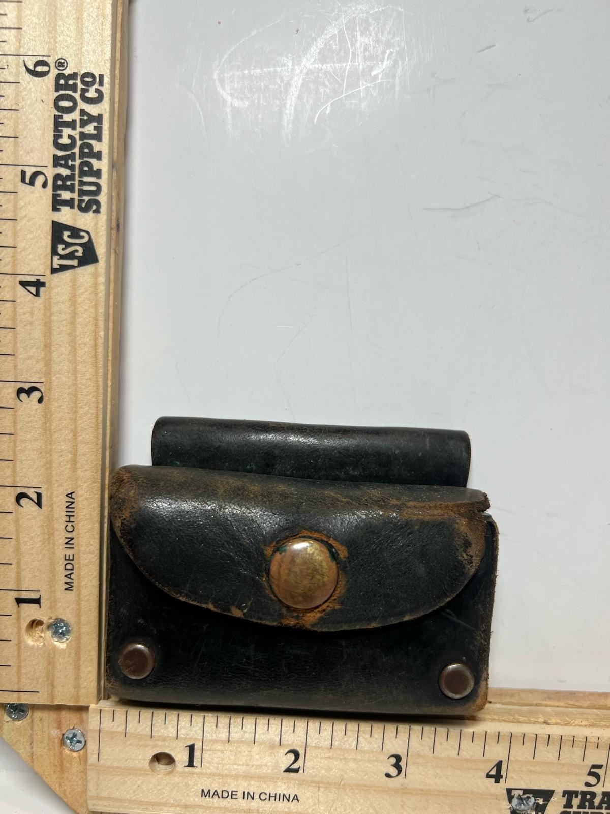 Vintage Leather Belt Tool Holder with 7 Slot Wooden Insert Craftsman Accessory Craftsman Tool Belt - Etsy main image 3
