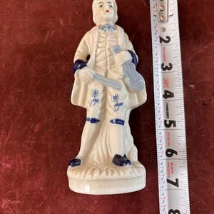 Vintage Japanese Glazed Porcelain Figurine 7 inches