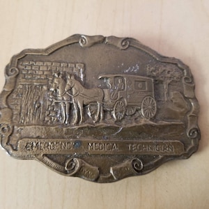 Vintage Solid Brass Belt Buckle