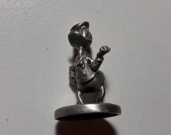 Figura del Pato Donald de Disney, 5 cm - Hudson Fine Pewter n.° 3990 (Rara, HTF)