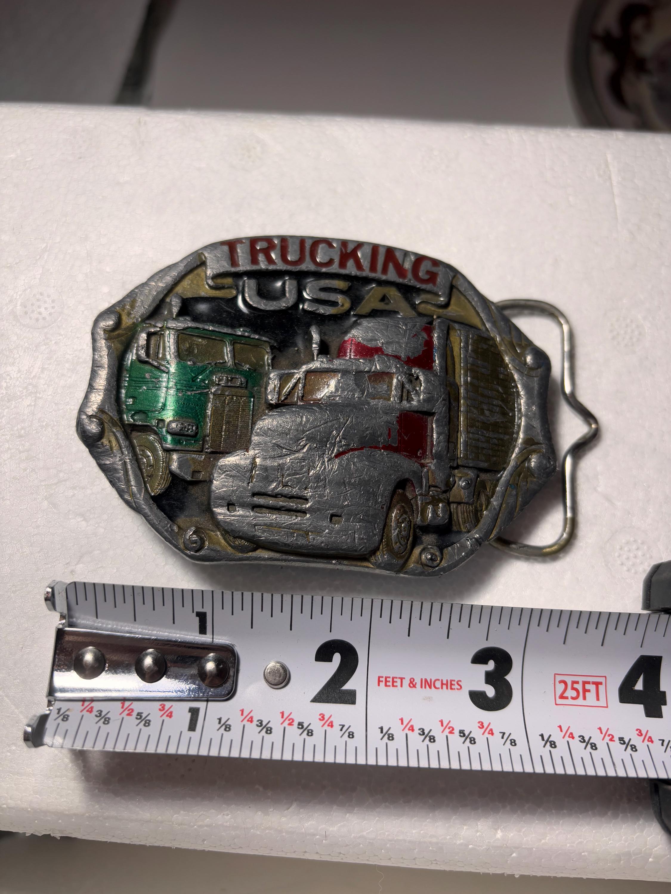 トラック輸送USAヴィンテージベルトバックル - Etsy 日本