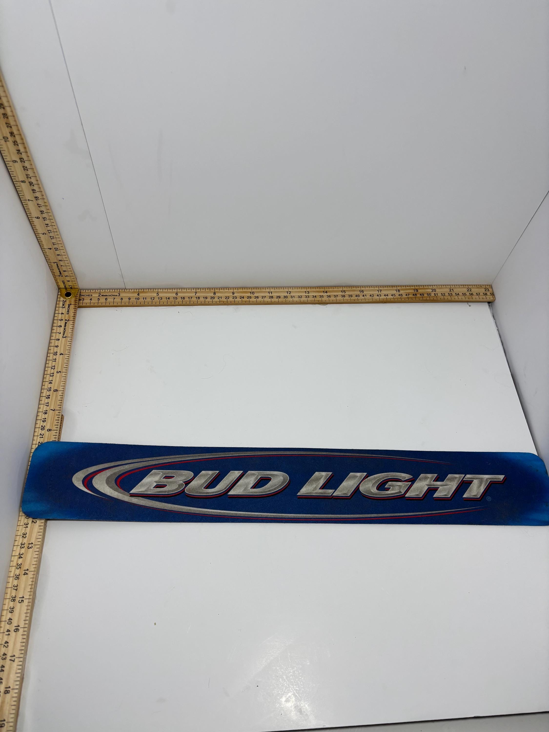 1998 Bud Light Embossed Sign - Etsy