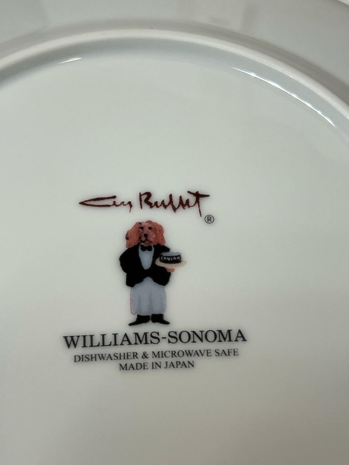 Williams Sonoma Guy Buffet Waiter Plate Japan Ceramic Collectible