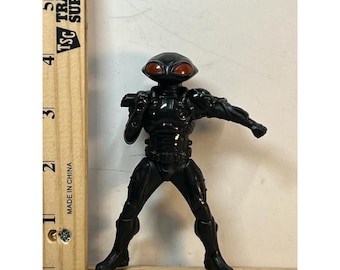 Kolekcjonerska figurka akcji Black Manta Aqua Man w stylu retro, plastikowa zabawka