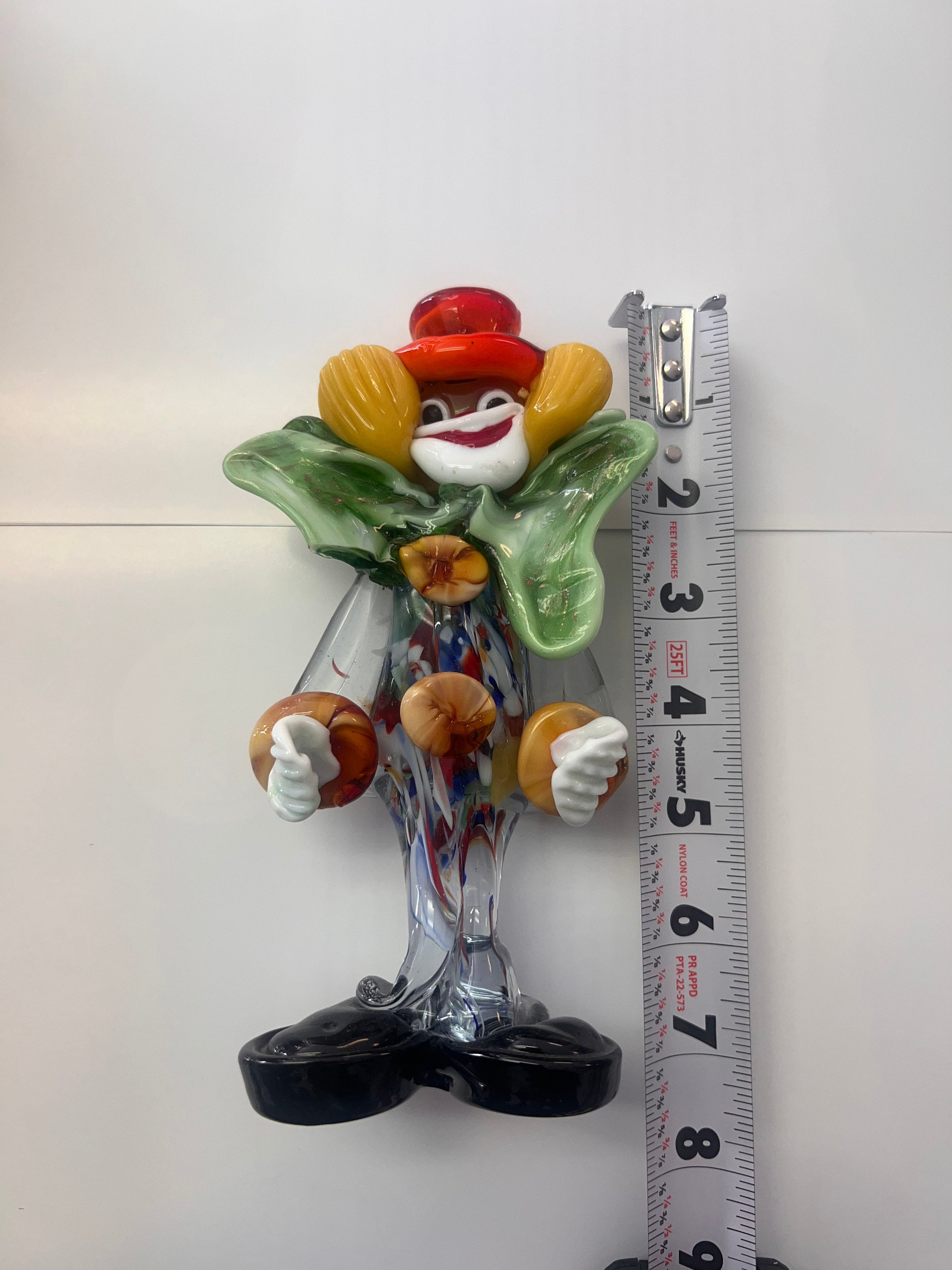 Clown vintage en verre de Murano