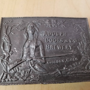 Vintage Solid Brass Belt Buckle