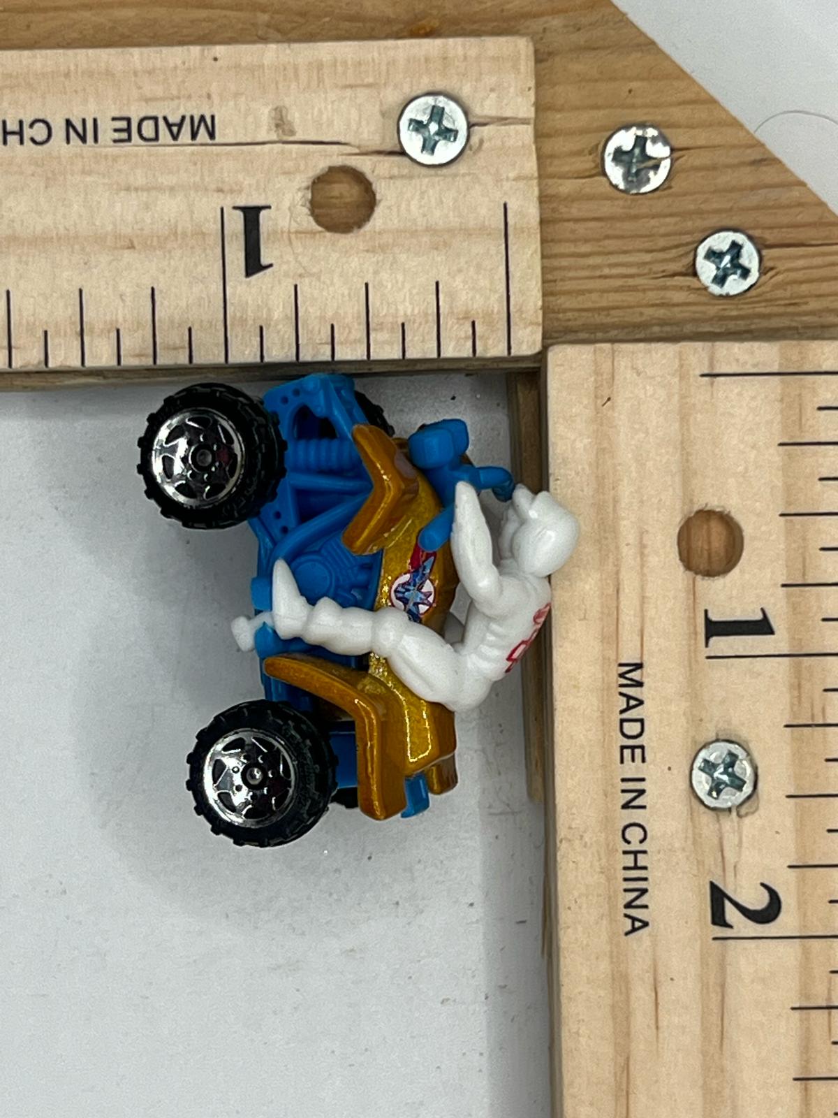 Matchbox 1998 Mattel Blue Gold 4 Wheeler ATV Astronaut Space Toy
