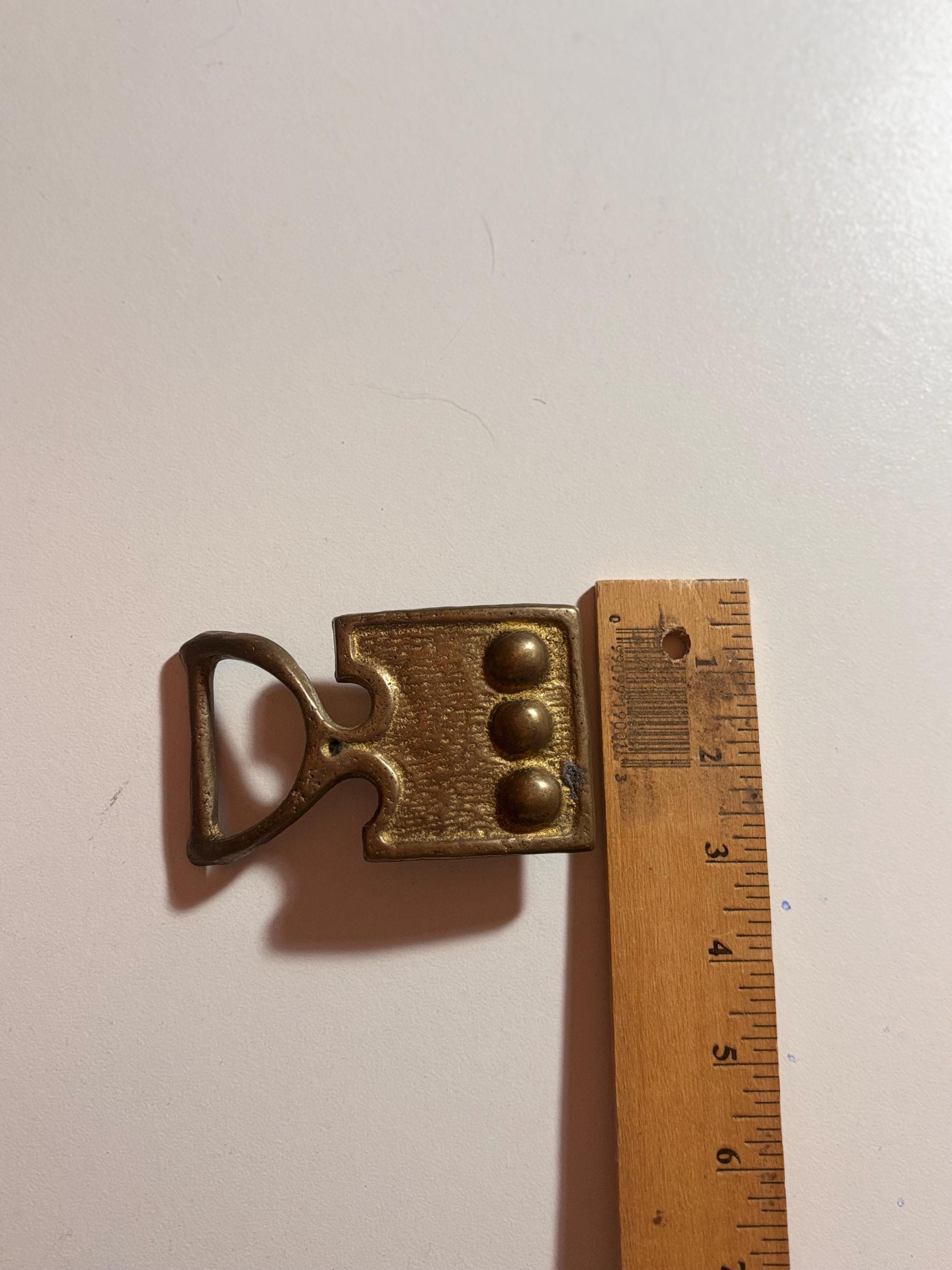 Boucle de ceinture - Cuivre Antique - 4 cm