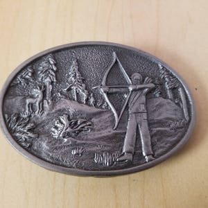 Vintage Solid Brass Belt Buckle