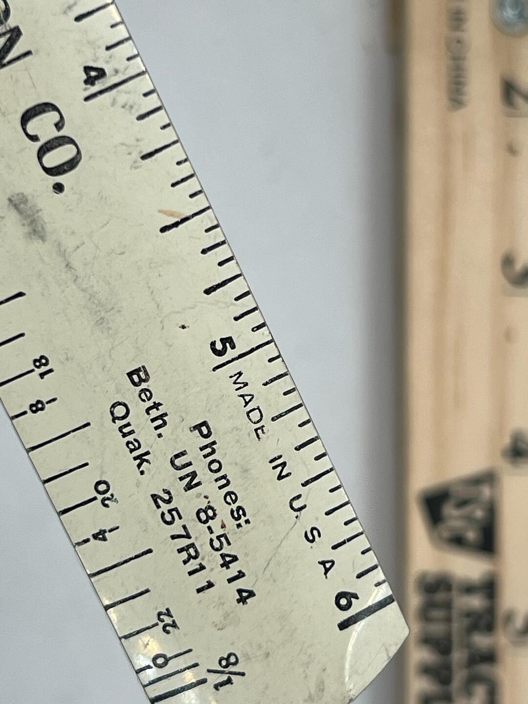 Vintage Advertising Ruler Modern Insulation Co. Bethlehem PA ...