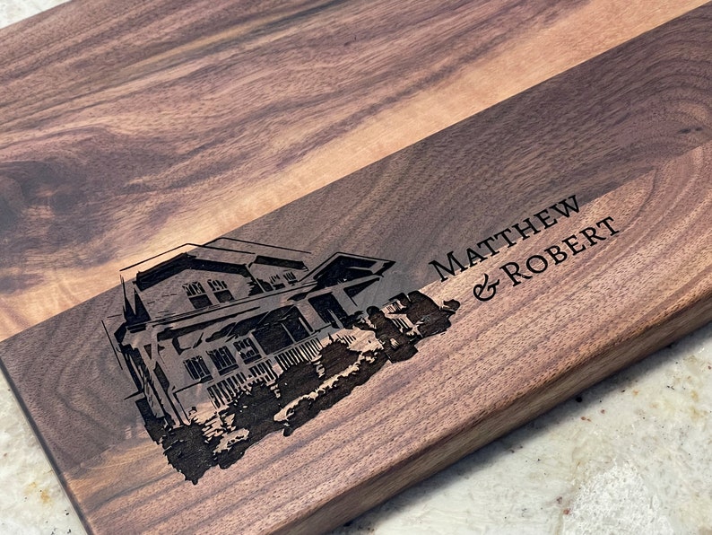 Engraved Home Serving Board image 2