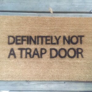 Definitely Not A Trap Door Welcome Mat image 2