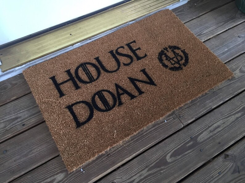Custom Personalized Game of Thrones Mat Etsy