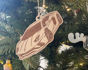 Any Car Laser Engraved Christmas Ornament