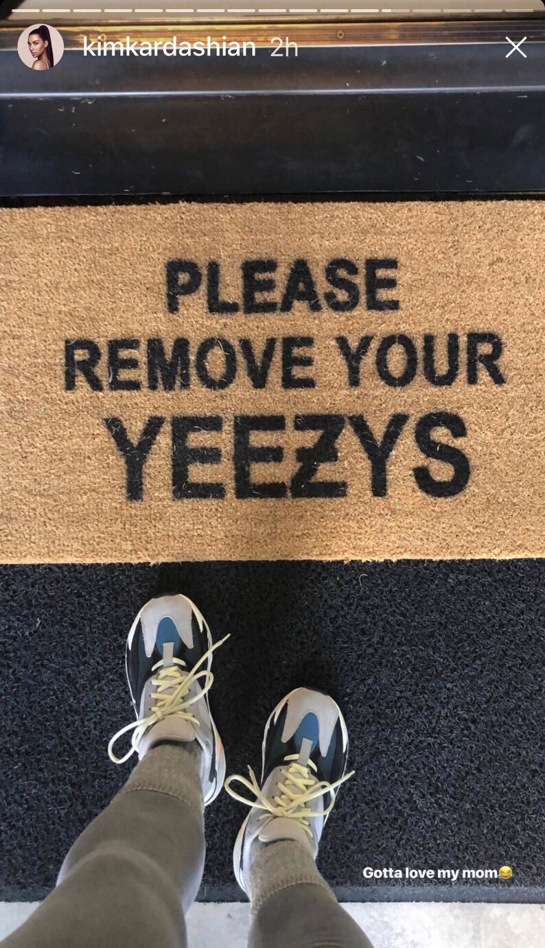 Please Remove Your Yeezys Welcome Mat Made in USA image 2